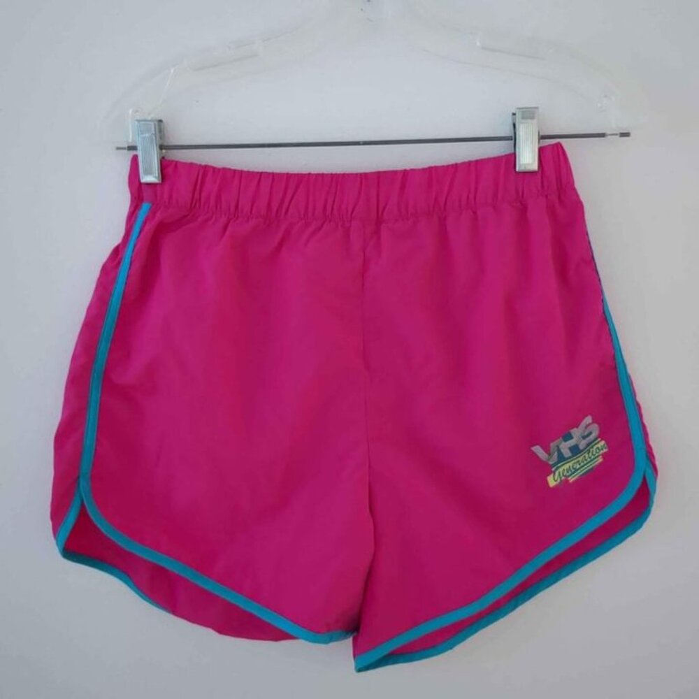 80s Style Nylon Shorts